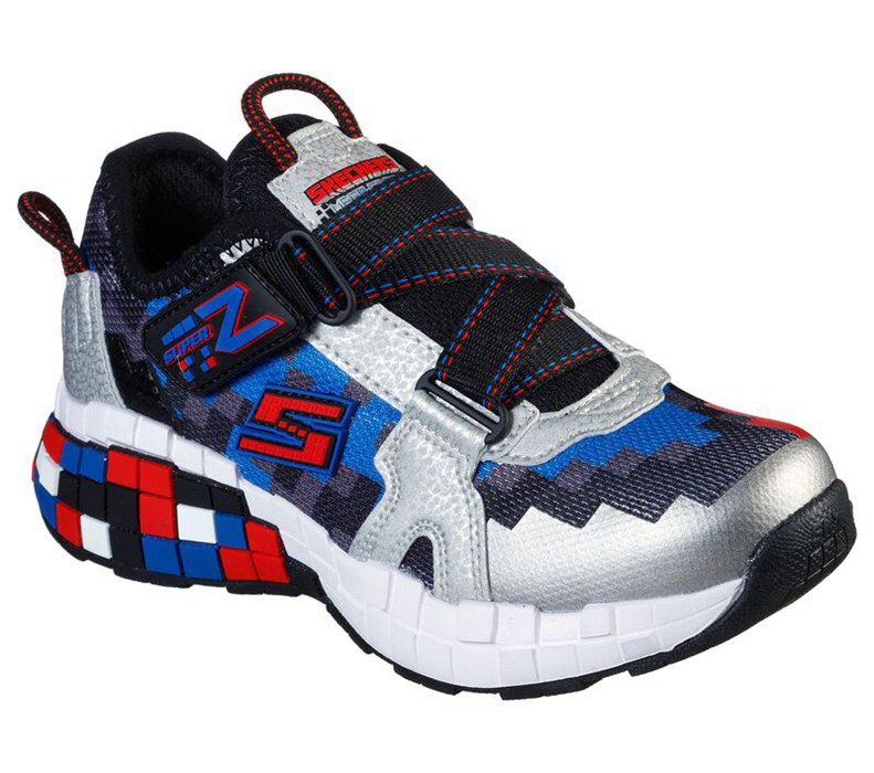 Skechers Mega-Craft - Cubotrons - Boys Sneakers Black/Red [AU-JW7715]